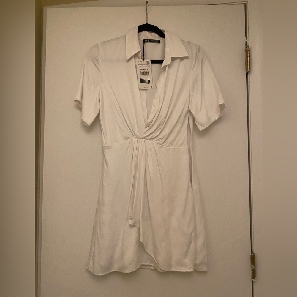 Zara white dress